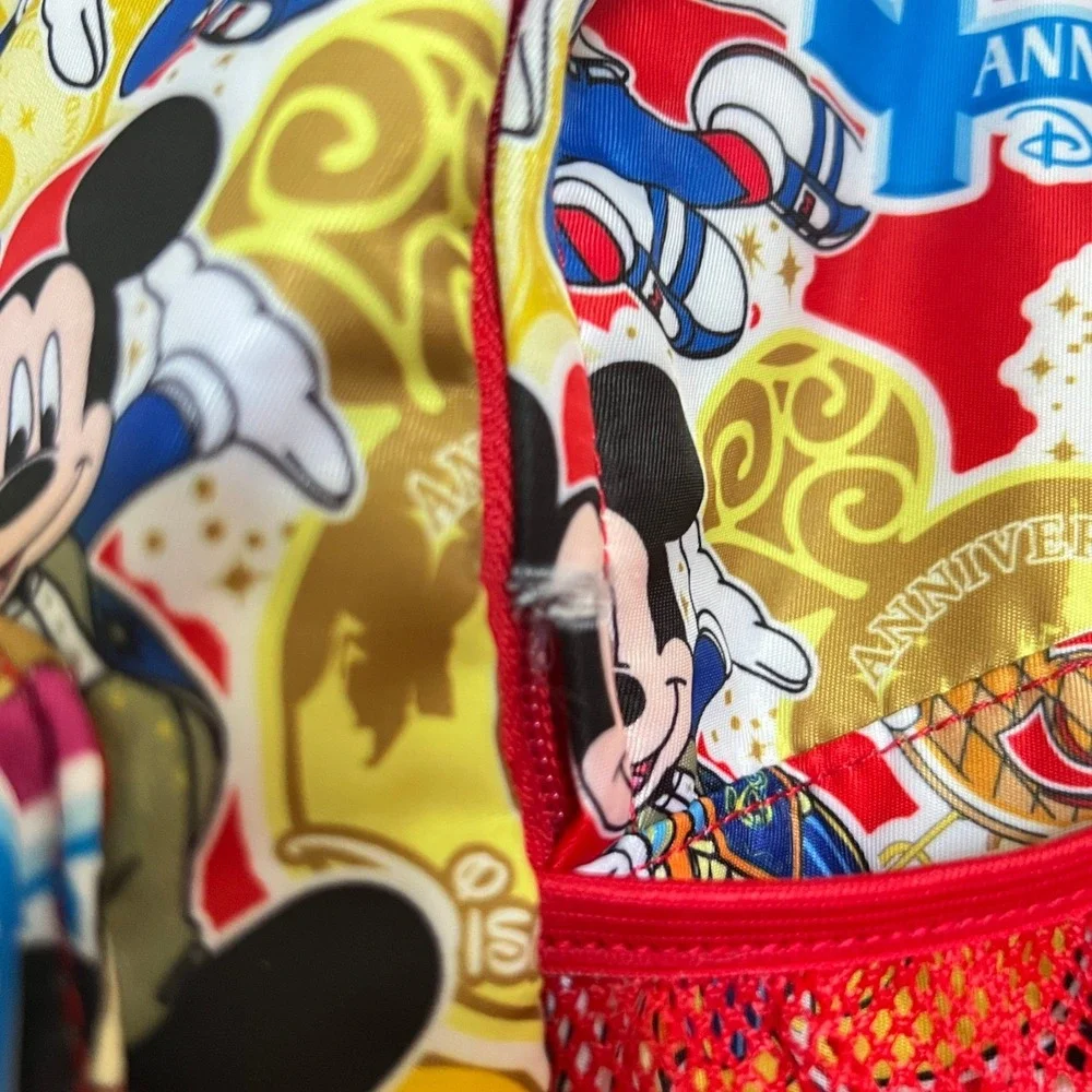 Disney Hong Kong Disneyland 10th‎ Anniversary Mickey Mouse Backpack Bookbag